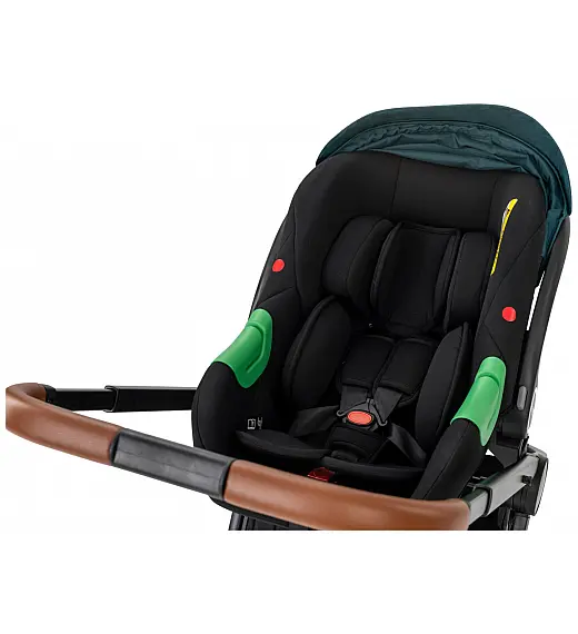 Otroški voziček 3v1 JOY Plus Green