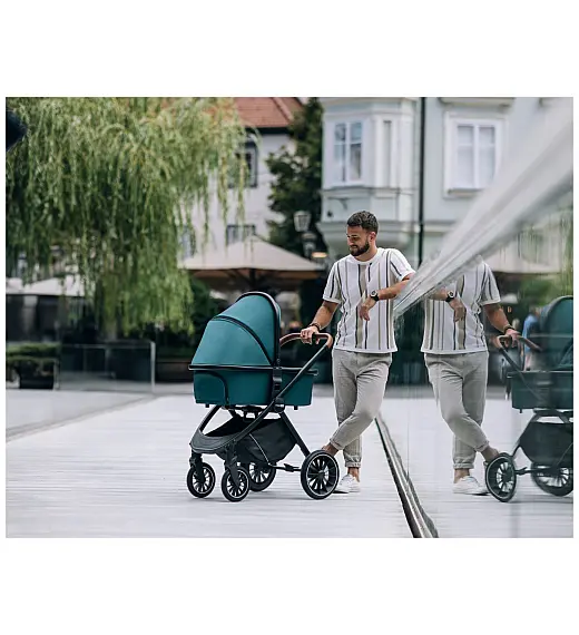 Otroški voziček 3v1 JOY Plus Green