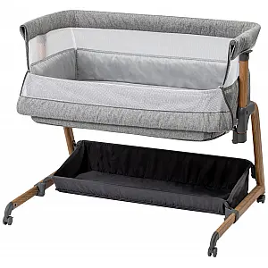 Obposteljna posteljica BLISS s predalom grey
