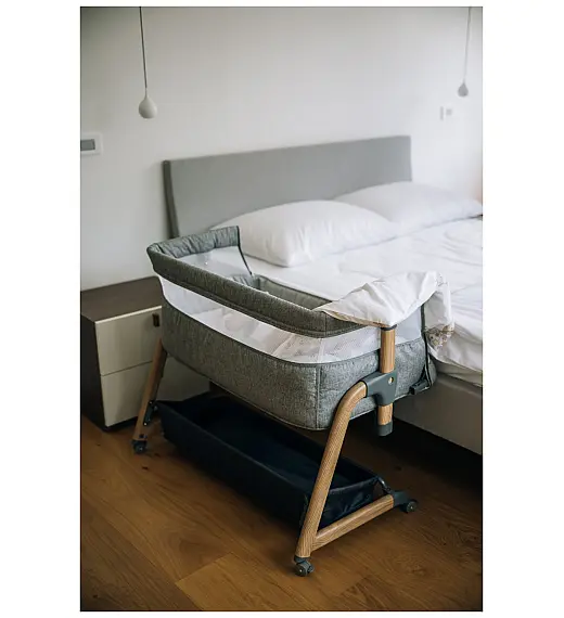 Krevetić za uz krevet BLISS Grey