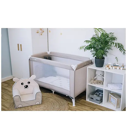 Prenosna postelja Love Beige