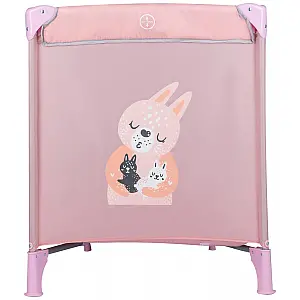 Prenosna postelja Love pink