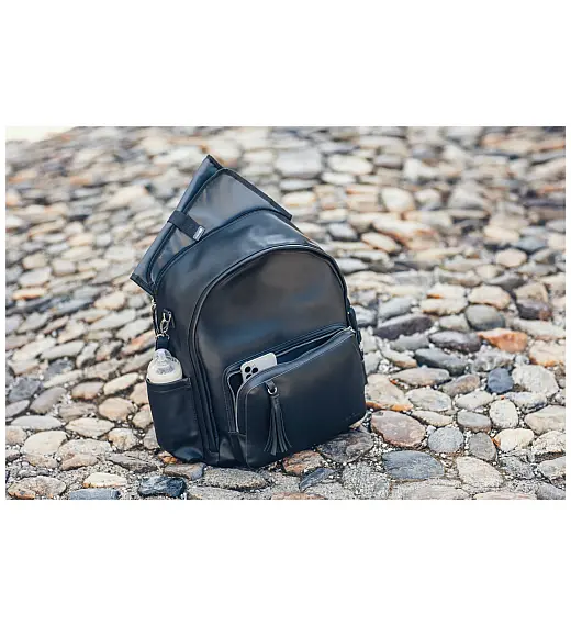 FreeON torba za previjanje ruksak Glamour siva