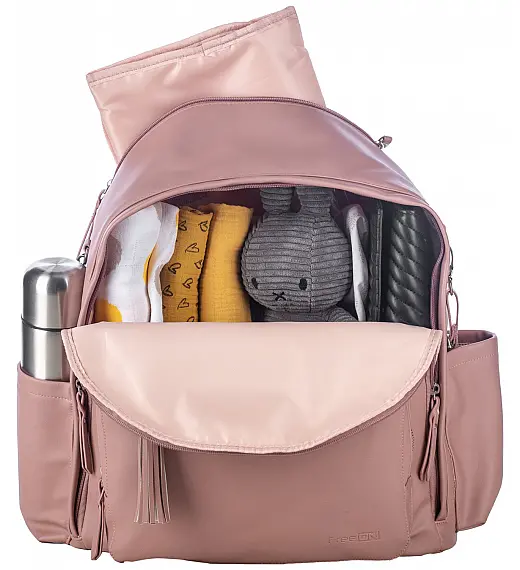 Torba za previjanje ruksak Glamour Dusty Pink FreeON