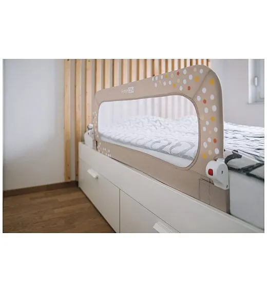 Varovalo za posteljo Beige