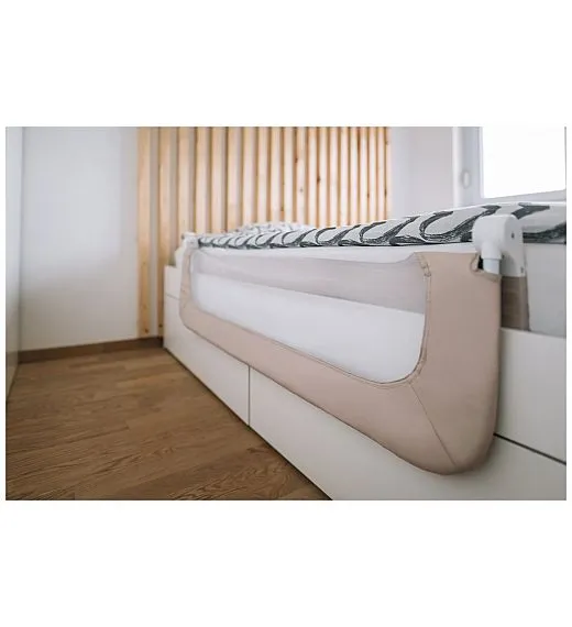 Varovalo za posteljo Beige