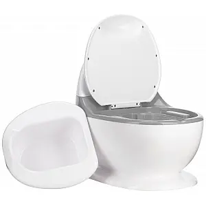 Glasbena kahlica MINI TOILET z zvokom vode white