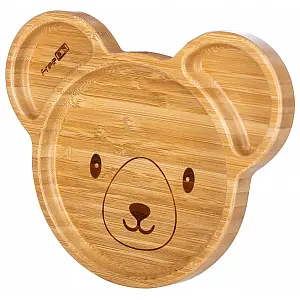 Tanjur od bambusa koala smeđa brown 3 46422