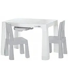 FreeON mizica in dva stola Neo siva