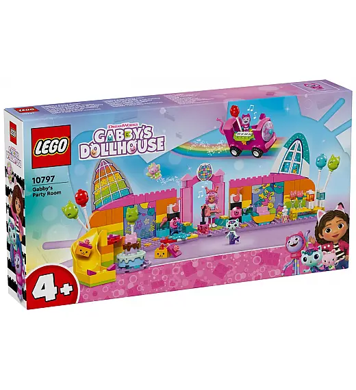 Lego kocke Gabby's Dollhouse Gabina Soba Zabave 10797 Lego