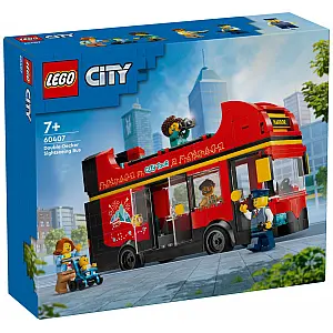 Lego kocke City Crveni turistički autobus na kat 60407