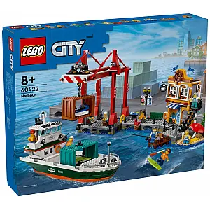Lego kocke City Gradska luka s teretnim brodom 60422