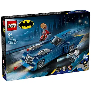 Lego kocke Super Heroes Batman i Batmobile protiv Harley Quinn i Mr. Freezea 76274
