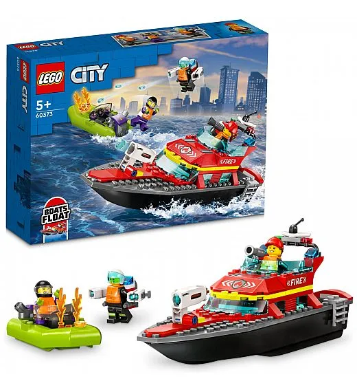 Lego kocke City Vatrogasni čamac 60373 Lego