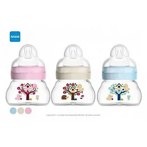 MAM steklenička steklena 90 ml sort 800689