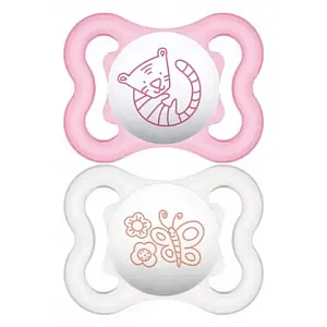 MAM tolažilna duda - silikon 2-6m 2/1 2-6 m sort 691805