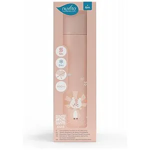 NUVITA termo bočica 4435 400ml Rose