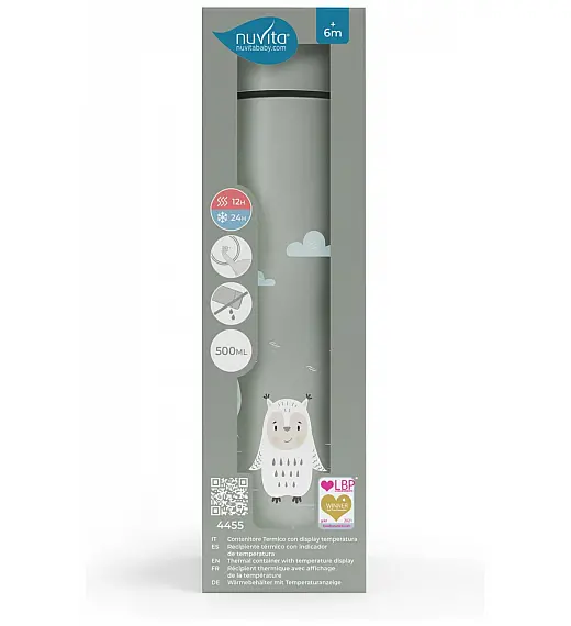 Nuvita termo bočica 4455 sa toplomjerom 500ml Nuvita