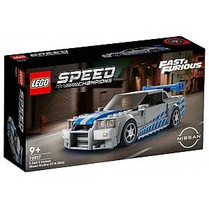 Kocke Speed Champions 2 Fast 2 Furious Nissan Skyline GT-R (R34) 76917