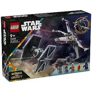 Kocke Star Wars TIE Fighter i X-Wing u kombinaciji 75393