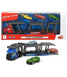 Dickie tovornjak s prikolico za prevoz avtomobilov 28 cm