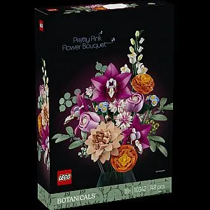 LEGO® Botanicals 10342 Čudovit šopek z rožnatimi cvetovi