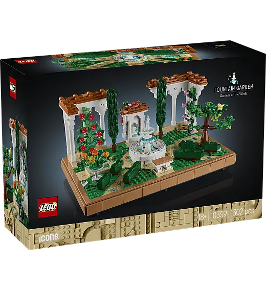 Kocke Icons Vrt s fontanom 10359 Lego