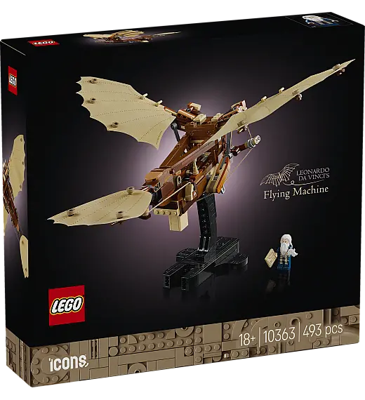 Kocke Icons Leteći stroj Leonarda da Vincija 10363 Lego