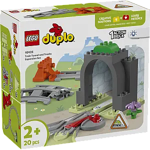Kocke Duplo Razširitveni komplet železniški predor in tiri 10425