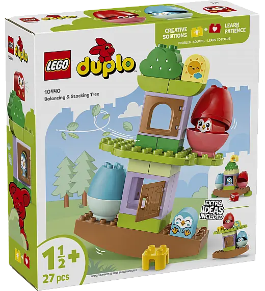 Kocke Duplo Drevo za skladanje in uravnovešanje 10440 Lego