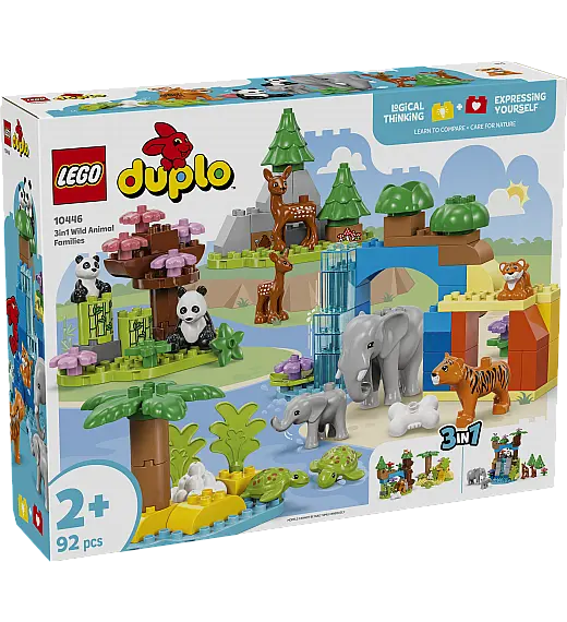 Kocke Duplo Družine divjih živali 3v1 10446 Lego