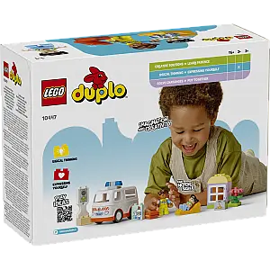 Kocke Duplo Rešilni avto in voznik 10447