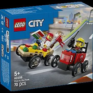 Lego® City 60458 Paket dirkalnih vozil picopek proti gasilcu