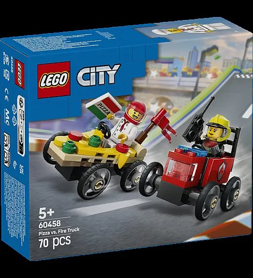 Lego® City 60458 Paket dirkalnih vozil picopek proti gasilcu Lego