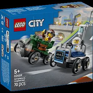 Lego® City 60459 Paket dirkalnih vozil letalo proti bolniški postelji