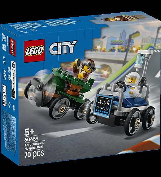 Lego® City 60459 Paket dirkalnih vozil letalo proti bolniški postelji Lego