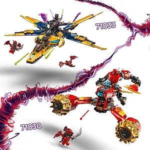 Kocke Ninjago Rasov in Arinov super nevihtni reaktivec 71833