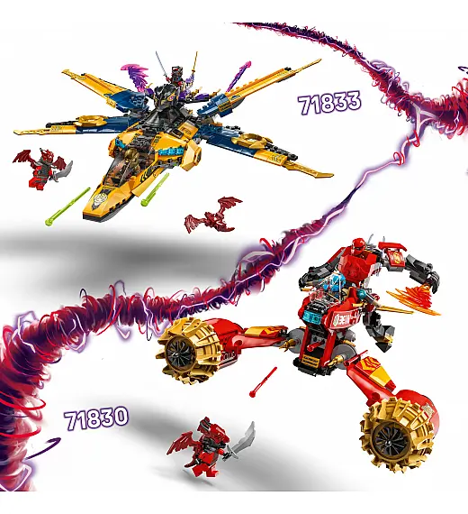 Kocke Ninjago Rasov i Arinov olujni supermlažnjak 71833 Lego