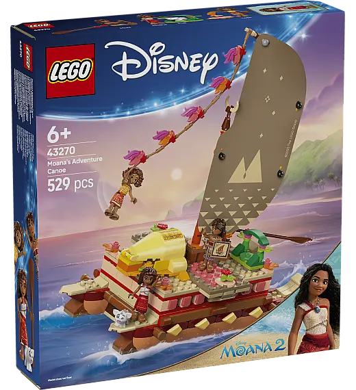 Kocke Disney Princess Vaianina pustolovščina s kanujem 43270 Lego