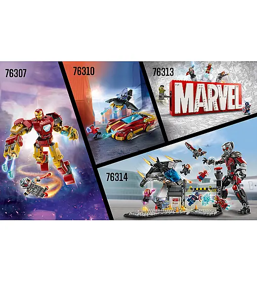 Lego® Super Heroes 76313 Logotip in minifigure MARVEL Lego