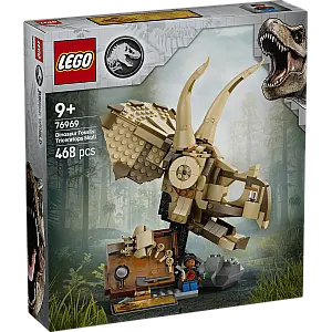 Kocke Jurassic World Dinozavrski fosili: triceratopova lobanja 76969