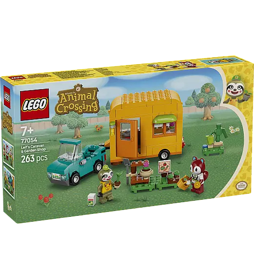 Kocke Animal Crossing Leif s svojo prikolico in vrtnarsko trgovino 77054 Lego