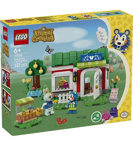 Kocke Animal Crossing Able Sisters i trgovina odjeće 77055 Lego