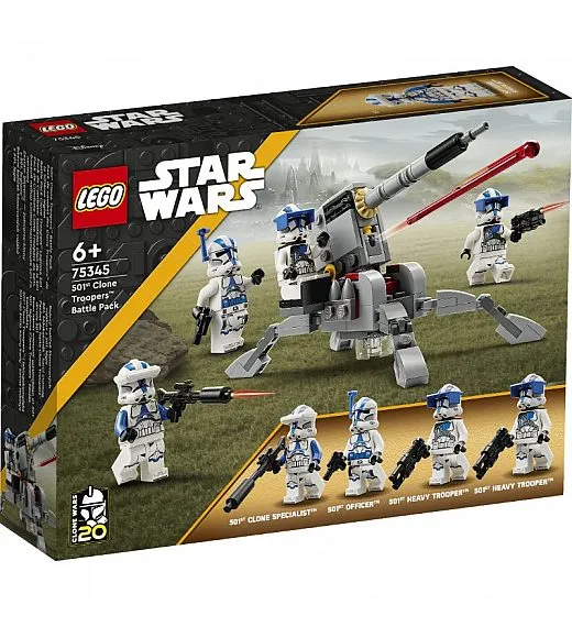 Kocke Star Wars Bojni paket klonskih bojevnikov 501. enote 74345 Lego