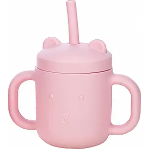 FreeON lonček z ročaji iz silikona pink 46361