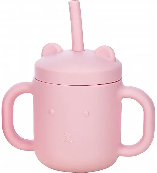 FreeON lonček z ročaji iz silikona pink 46361 FreeON