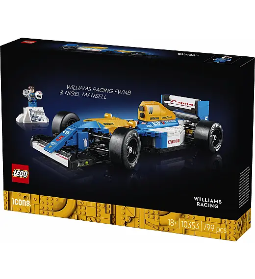 Kocke Icons Williams Racing FW14B in Nigel Mansell 10353 Lego