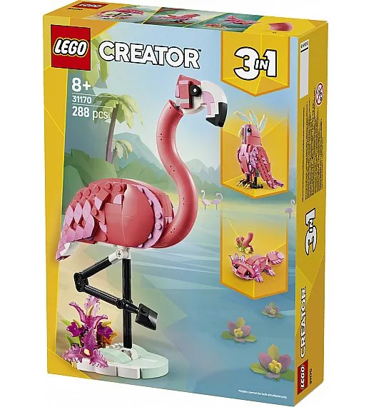 Kocke Creator Divje živali: rožnati plamenec 31170 Lego