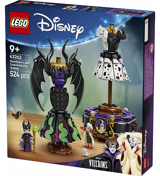 Kocke Disney Classic Obleki Zlohotnice in Cruelle De Vil 43262 Lego