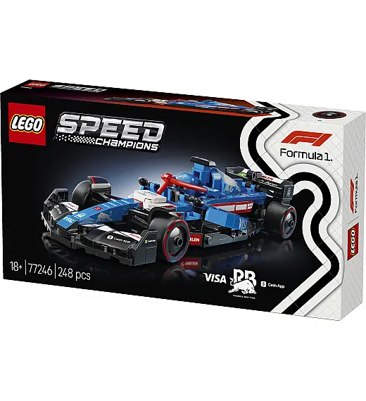 Kocke Speed Champions Dirkalni avtomobil Visa Cash App RB VCARB 01 F1®  77246 Lego